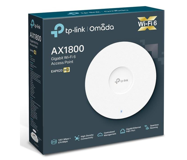 TP-Link EAP620 HD (802.11a/b/g/n/ac/ax 1800Mb/s) PoE+ - 709952 - zdjęcie 5